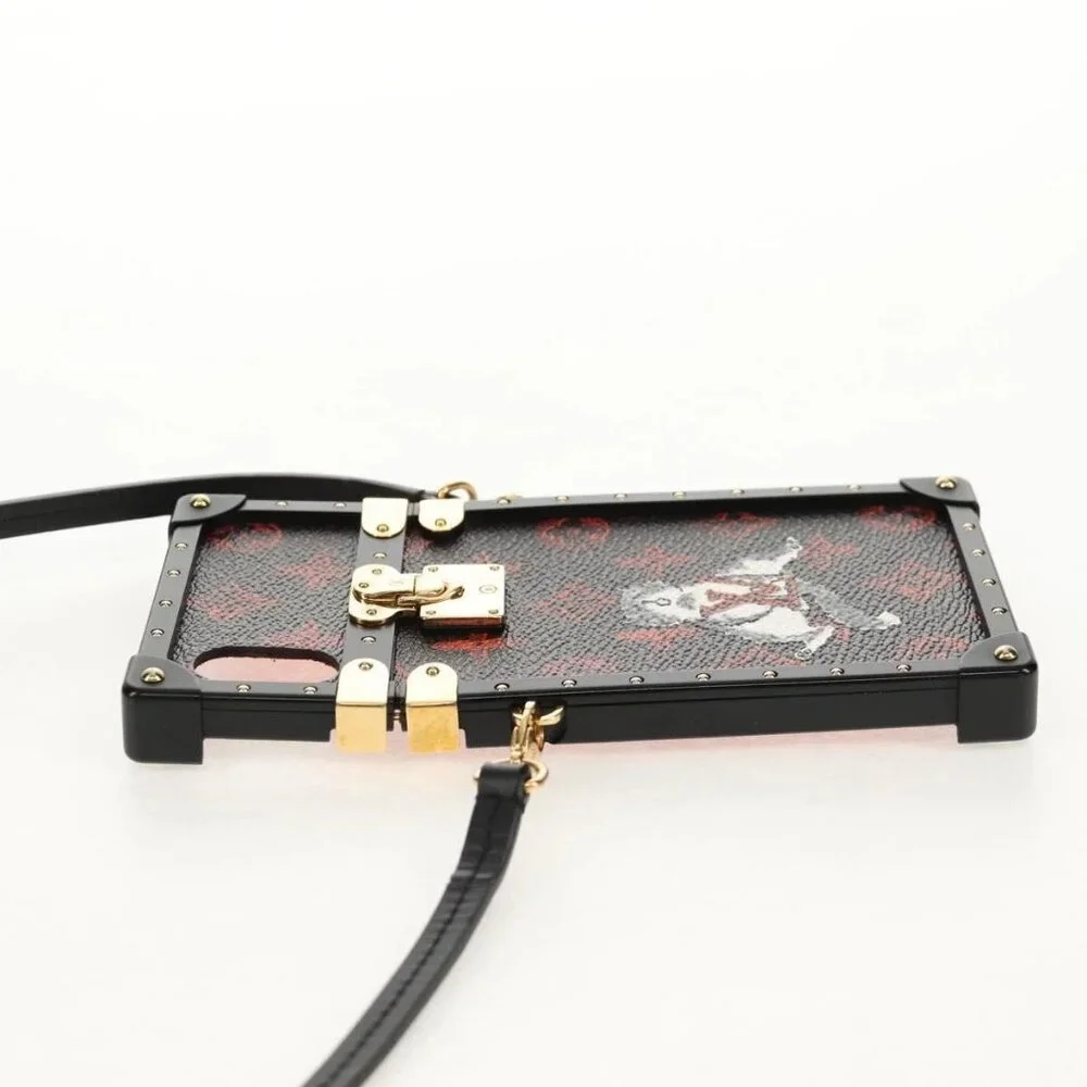 LOUIS VUITTON Catgram iPhone X iPhone XS Eye Trunk iPhone M63891 LV Auth 128518M